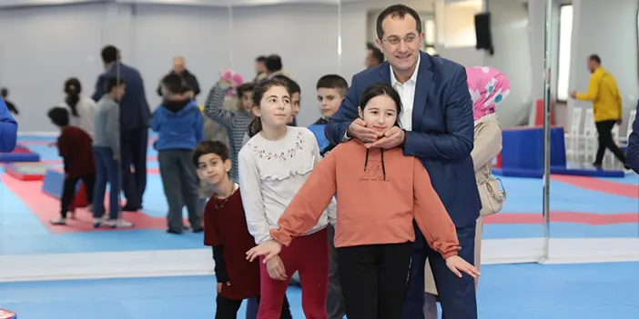 Akçaabat Belediyesi Spor Eğitim Merkezi özel çocuklara ev sahipliği yapıyor