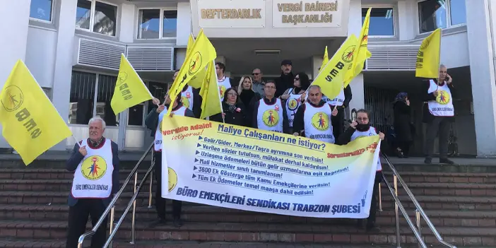 BES Trabzon Şubesi: "Vergide adalet, sorunlarımıza çözüm istiyoruz"