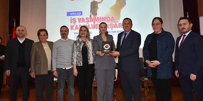 Trabzon'da 'İş Yaşamında Kadın ve Başarı' konulu söyleşi yapıldı