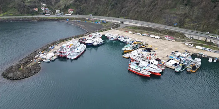 Trabzon'da balıkçılar erken ara verdi! Tekne ve ağlar bakıma alındı