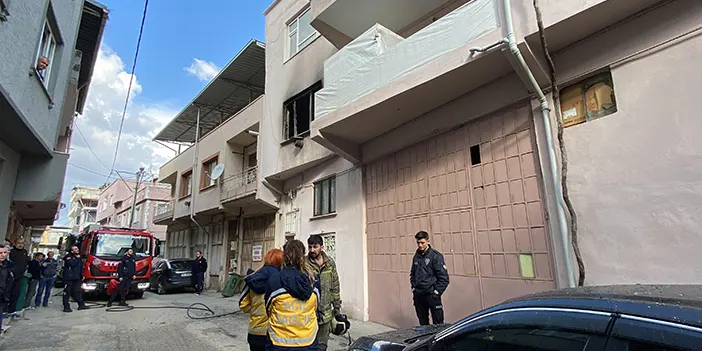 Bursa'da elektrikli battaniye daireyi kül etti! 1 kişi yaralandı