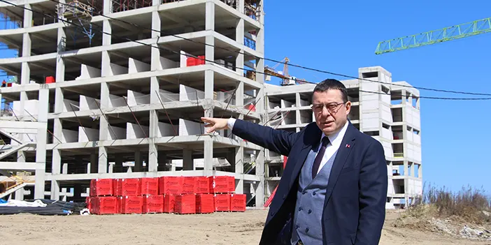 Trabzon İl Sağlık Müdürü açıkladı! Şehir Hastanesi’nin kaba inşaatı tamamlandı