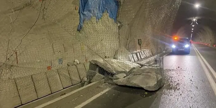 Artvin'de çatlak ve açılmaların oluştuğu tünelde kaymanın durduğu bildirildi