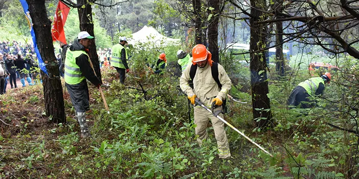 Trabzon'da 'Orman Benim' kampanyası! Çevre temizliği yapıldı