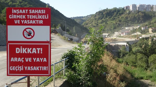 Trabzon'da Kanuni Bulvarında yüzde 60'a ulaşıldı