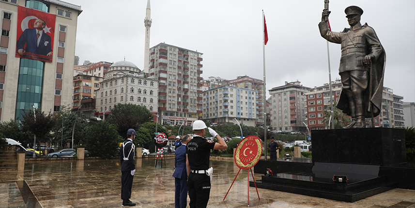 Trabzon ve çevre illerde "19 Eylül Gaziler Günü" törenleri