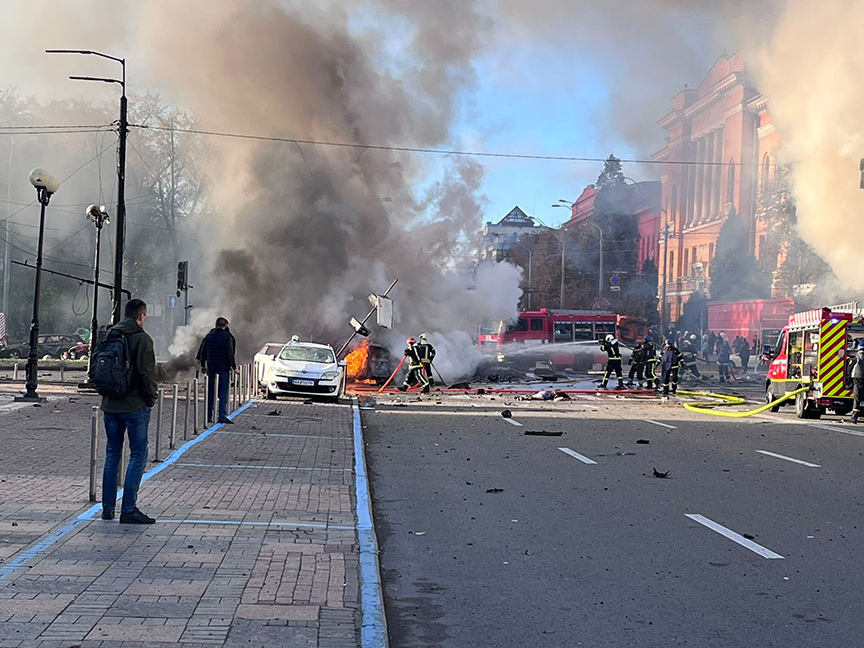 Ukrayna'nın başkenti Kiev'de patlamalar! 8 kişi öldü, 24 kişi yaralandı
