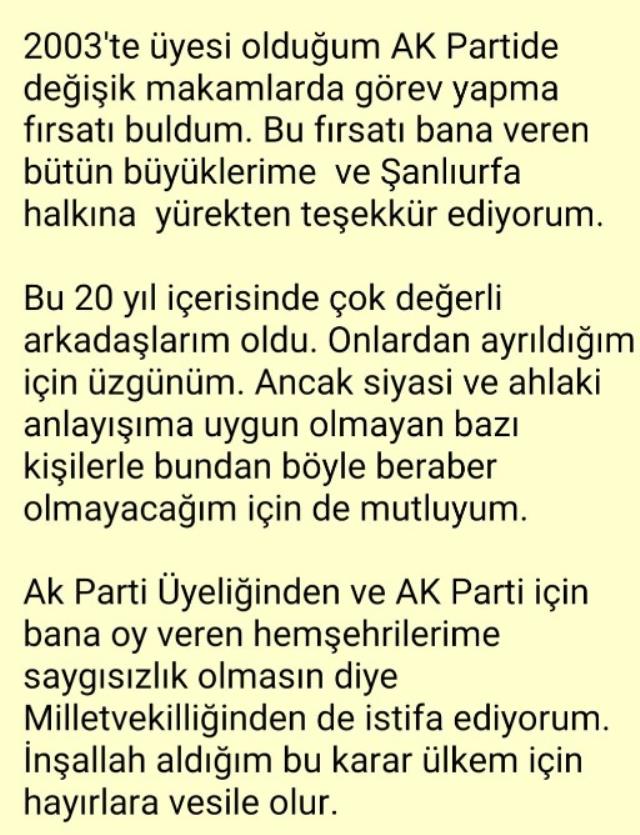 AK Partili Fakıbaba, partisinden ve milletvekilliğinden istifa etti! Fakıbaba kimdir?