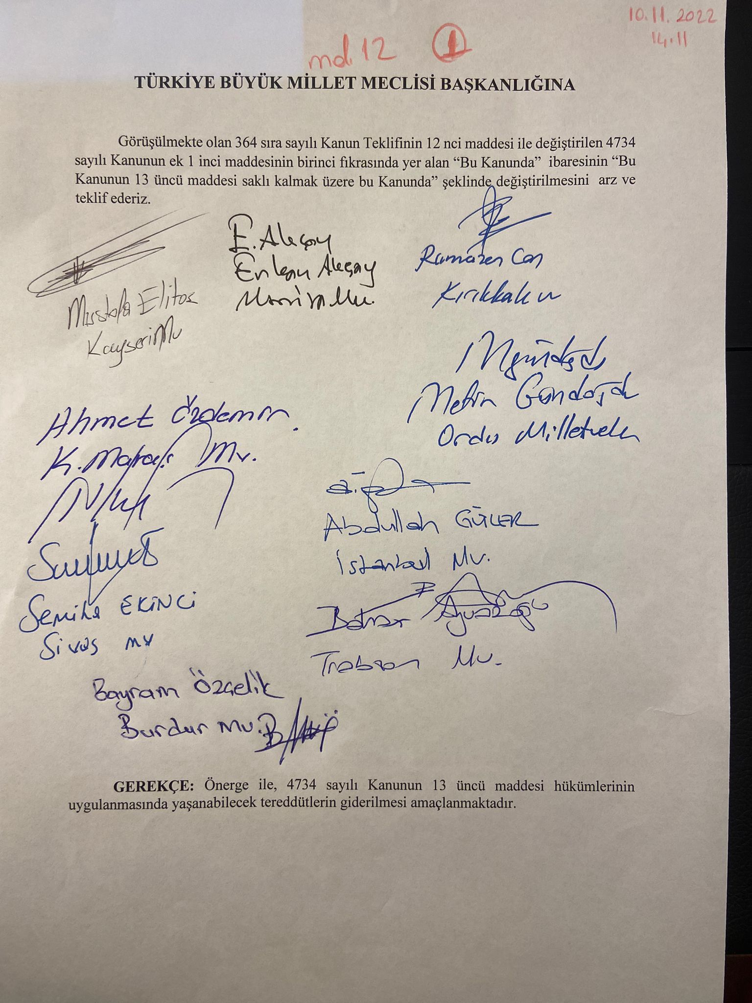 Trabzon Milletvekili Ayvazoğlu'ndan Basın Kanunu'na imza!