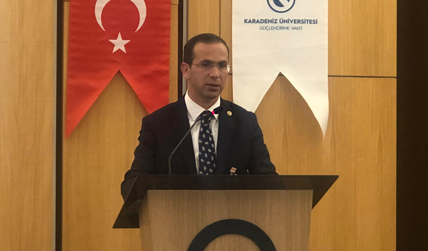 Trabzon Valisi Ustaoğlu KTÜ Güçlendirme Vakfı yardımlaşma gecesinde açıklamalarda bulundu