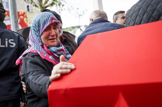 İstanbul'daki saldırıda şehit olan 6 kişi son yolculuğuna uğulandı