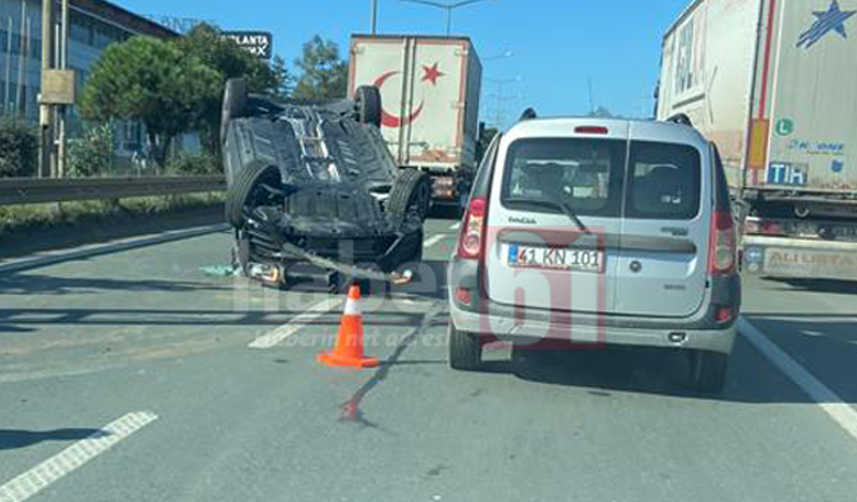 Trabzon’da otomobil takla attı! Yaralılar var