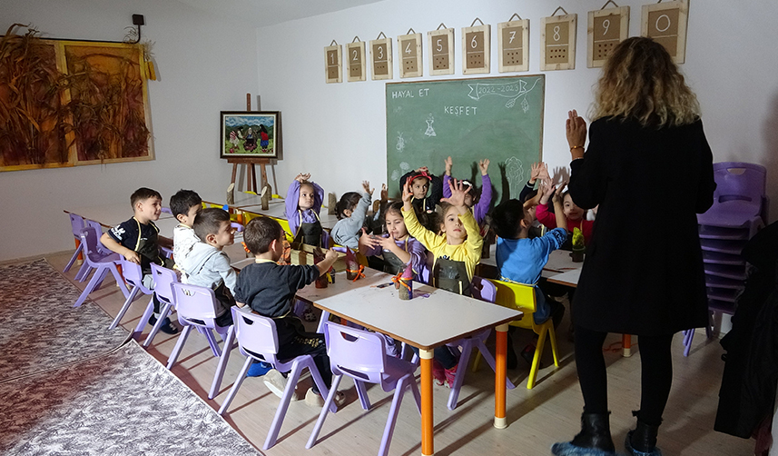 Trabzon'da kapanan köy okulu yaşam merkezine dönüştü