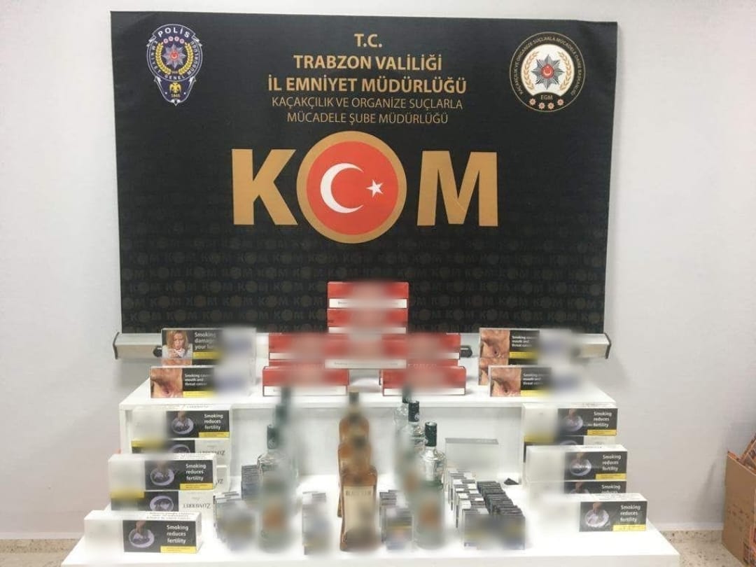 Trabzon’da kaçak tütün ve alkole yer yok