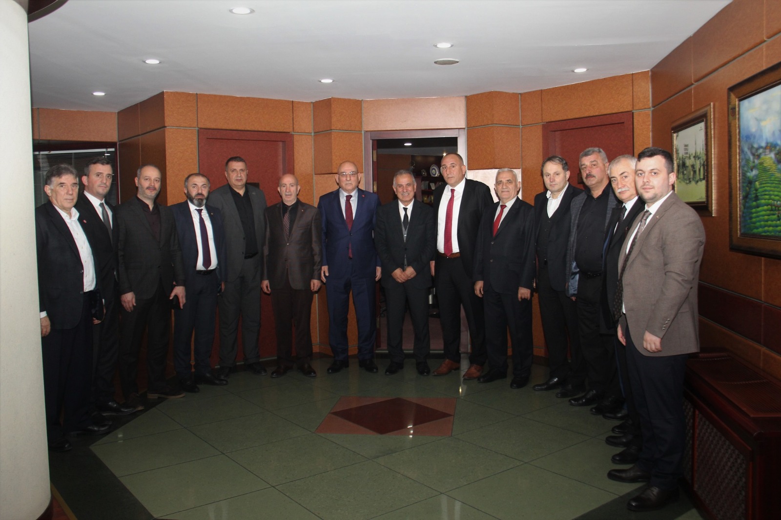 TTB'nin yeni seçilen başkan ve yöneticilerine ziyaretler devam ediyor 