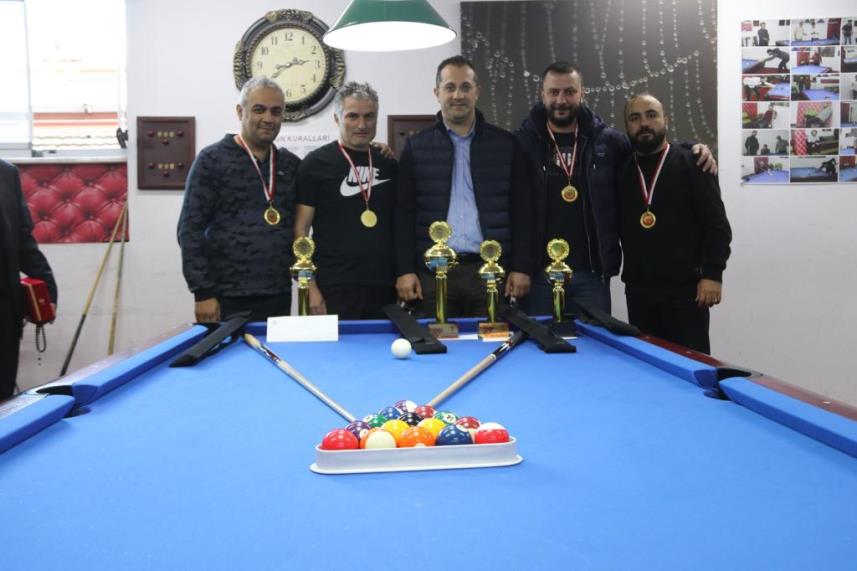 Akçaabat’ta bilardo turnuvasının kazananı belli oldu 