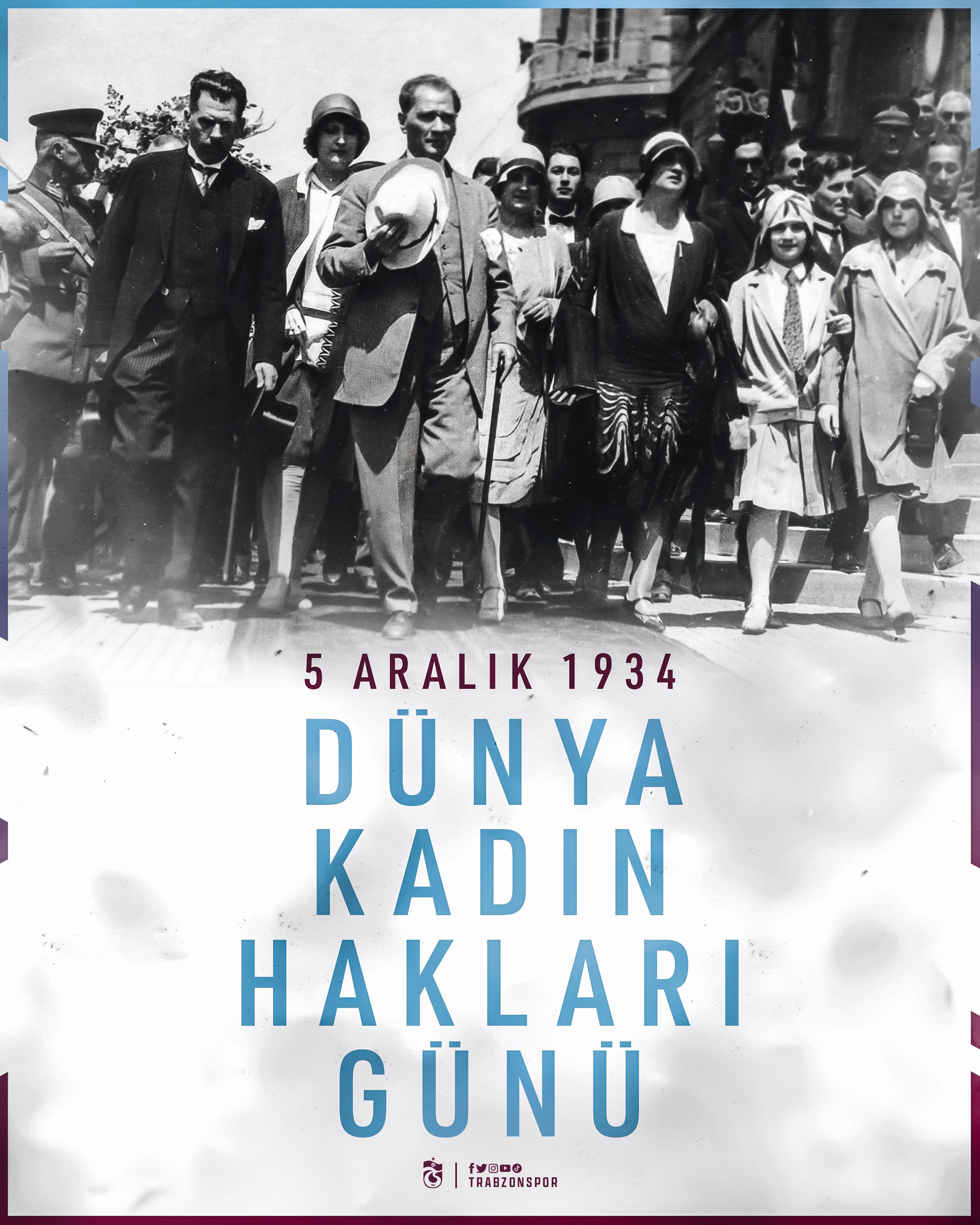 Trabzonspor’dan “Kadın Hakları Günü” paylaşımı