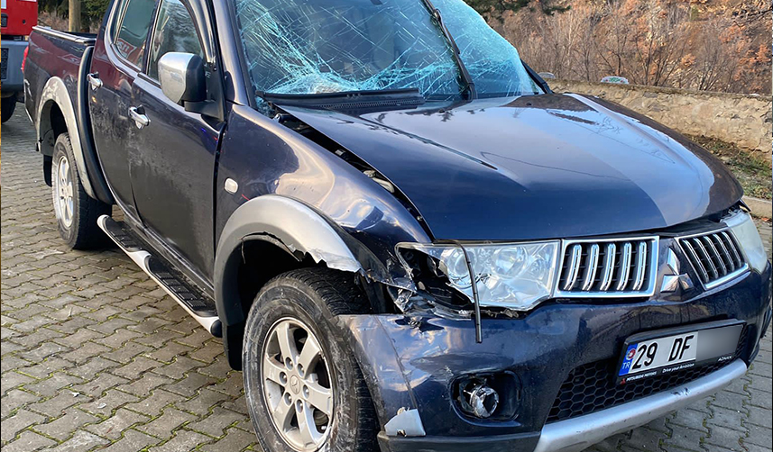 Gümüşhane-Trabzon karayolundaki gizli buzlanma kazalara neden oldu: 6 yaralı