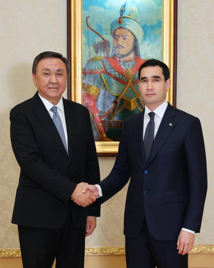 Türkmenistan Cumhurbaşkanı TDT Genel Sekreterini kabul etti 