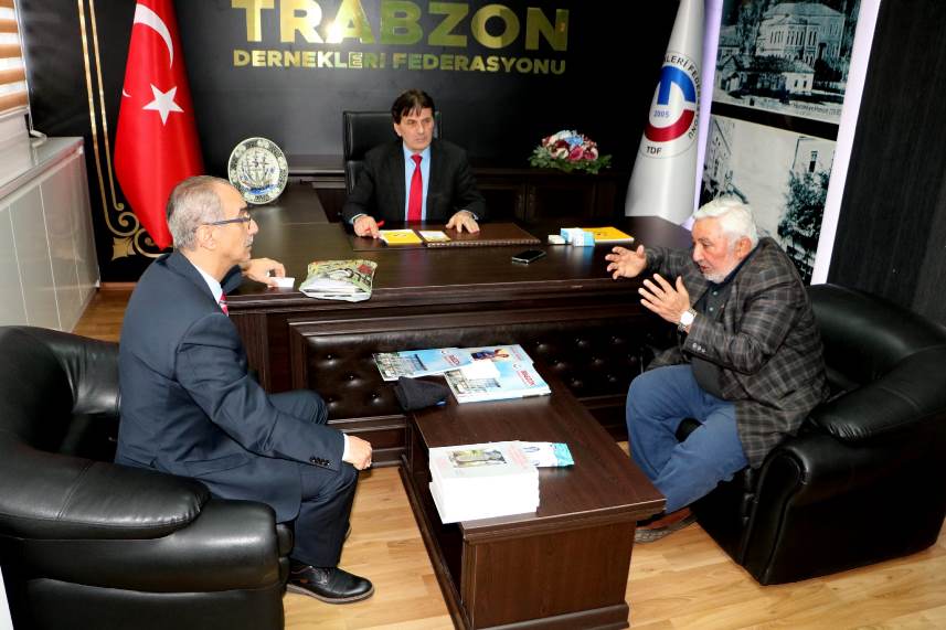  Metin Güneş'ten TDF Trabzon Temsilciliğine ziyaret