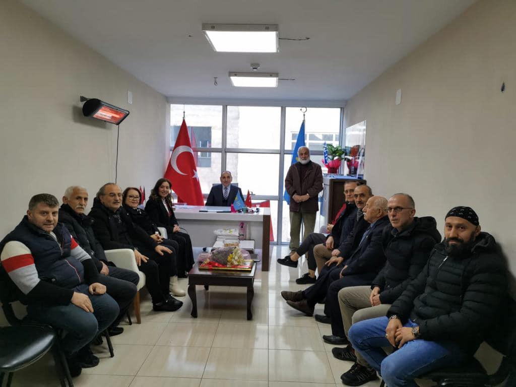 İYİ Parti Trabzon il Başkan adayı Başkan’dan partililere ziyaret