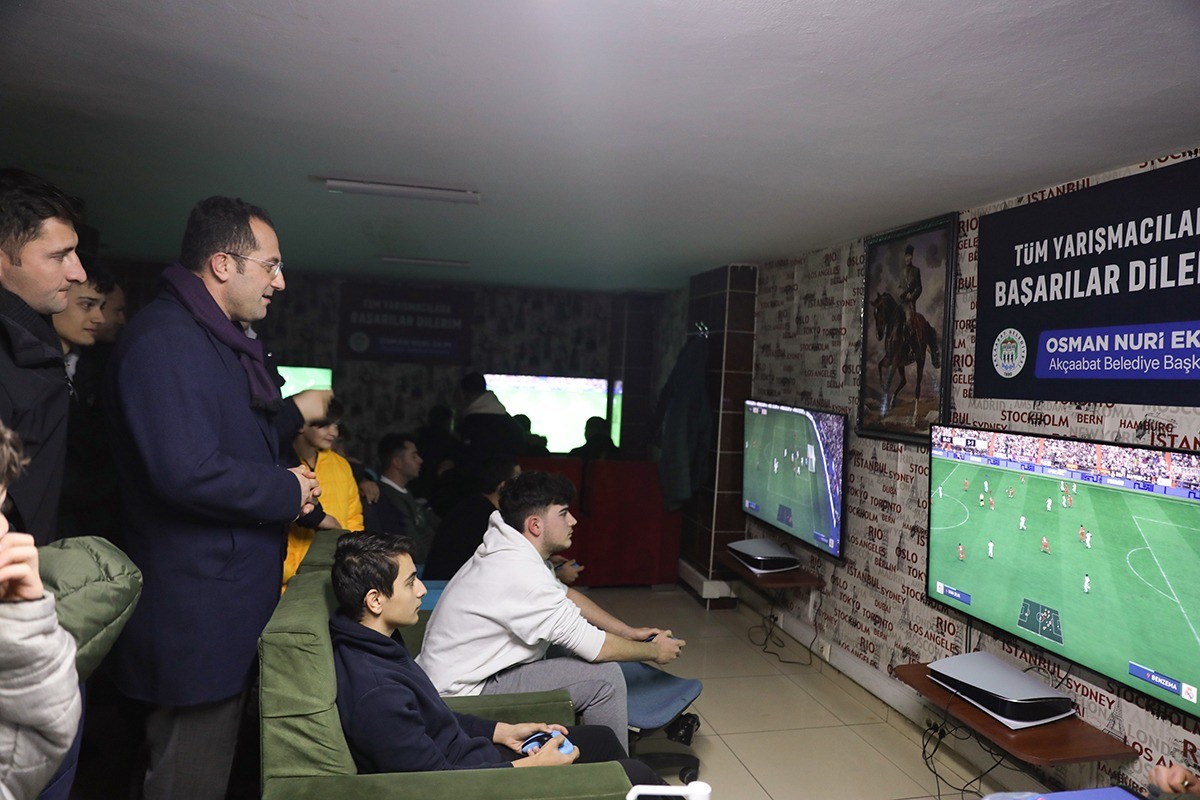 Trabzon'da Playstation turnuvası düzenlendi