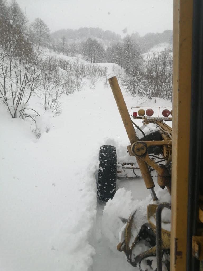 Giresun'da 42 köy yolu kar nedeniyle ulaşıma kapandı