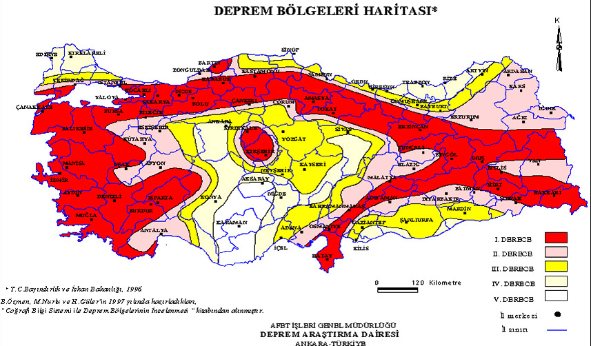 Türkiye deprem risk haritası 2023! Doğu Anadolu fay hattı nedir? Fay hatları hangi illerden geçiyor? Riskli deprem bölge
