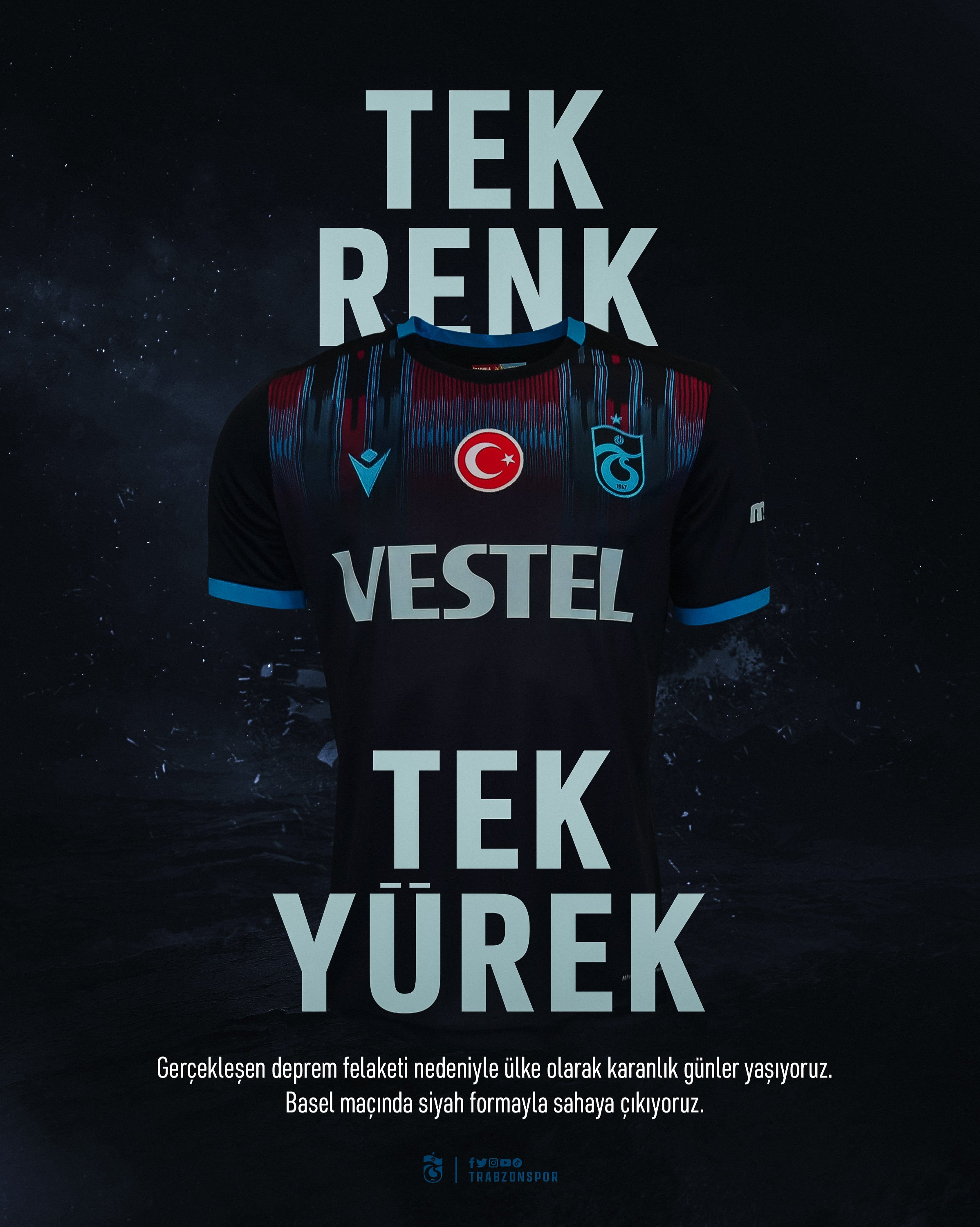 Trabzonspor’dan taraftara davet! Tek renk tek yürek