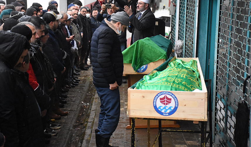 Giresun'da ölü bulunan çiftin cenaze töreni düzenlendi