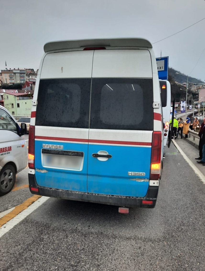 Trabzon’da kaza! 2 kişi yaralandı