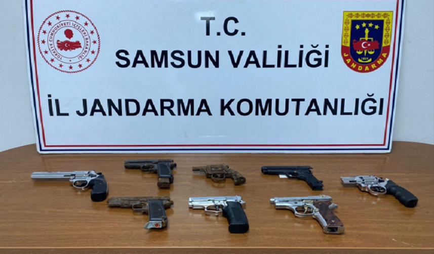 Samsun'da kaçak silah ticareti iddiası! 1 kişiye gözaltı
