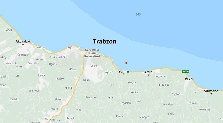 Son dakika! Trabzon’da 1,8 büyüklüğünde deprem