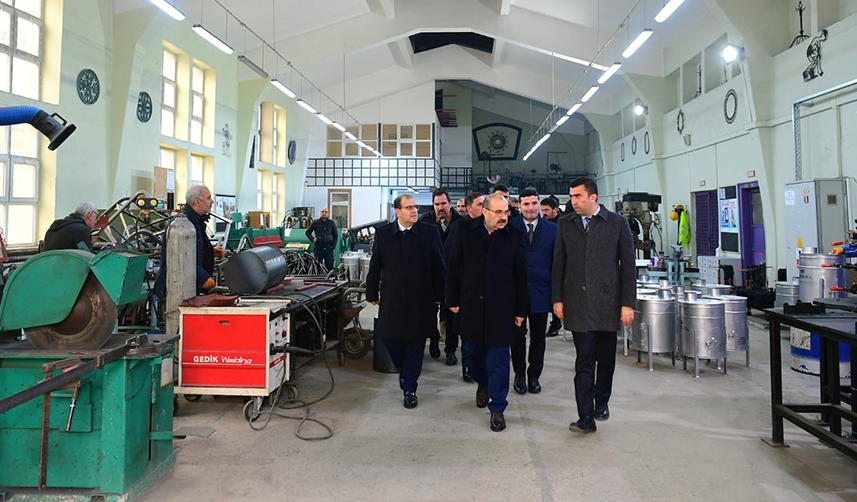 Trabzon’da MTAL’den afet bölgesi için soba üretimi