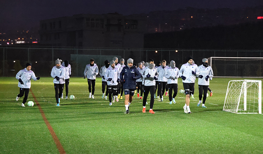 Trabzonspor, Basel maçı hazırlıklarına başladı