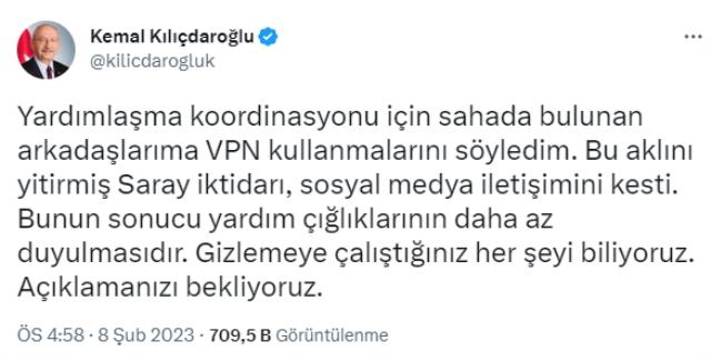 Twitter'ın kısıtlanmasına liderlerden tepki! Kılıçdaroğlu ve Akşener'den flaş açıklama