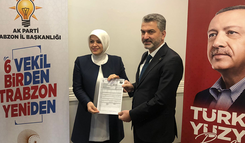 AK Partili Ayşe Sula Köseoğlu Trabzon'da Milletvekili aday adaylığını açıkladı