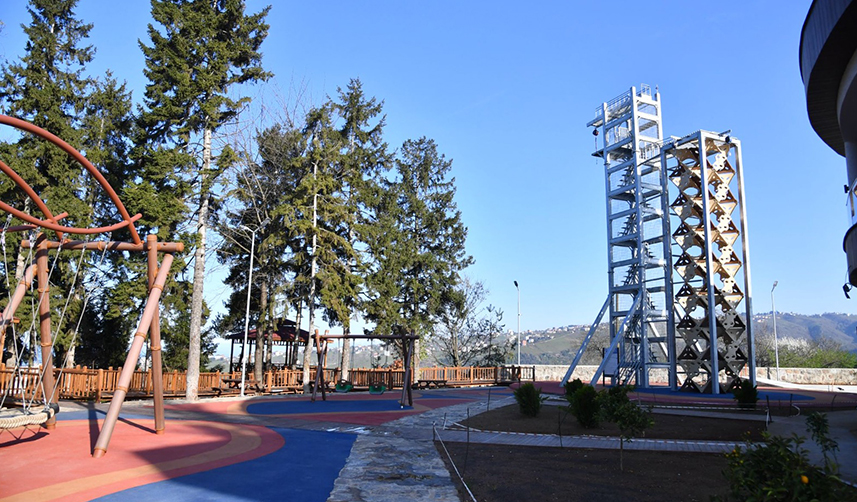 Trabzon'da adrenalin ve heyecan tutkunlarının yeni adresi 'Doğa Park'
