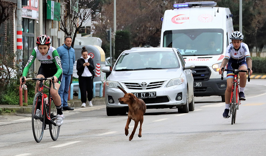 Trabzon'da bisiklet yarışları heyecanı