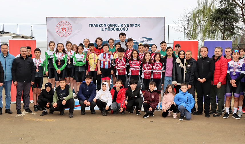 Trabzon'da bisiklet yarışları heyecanı