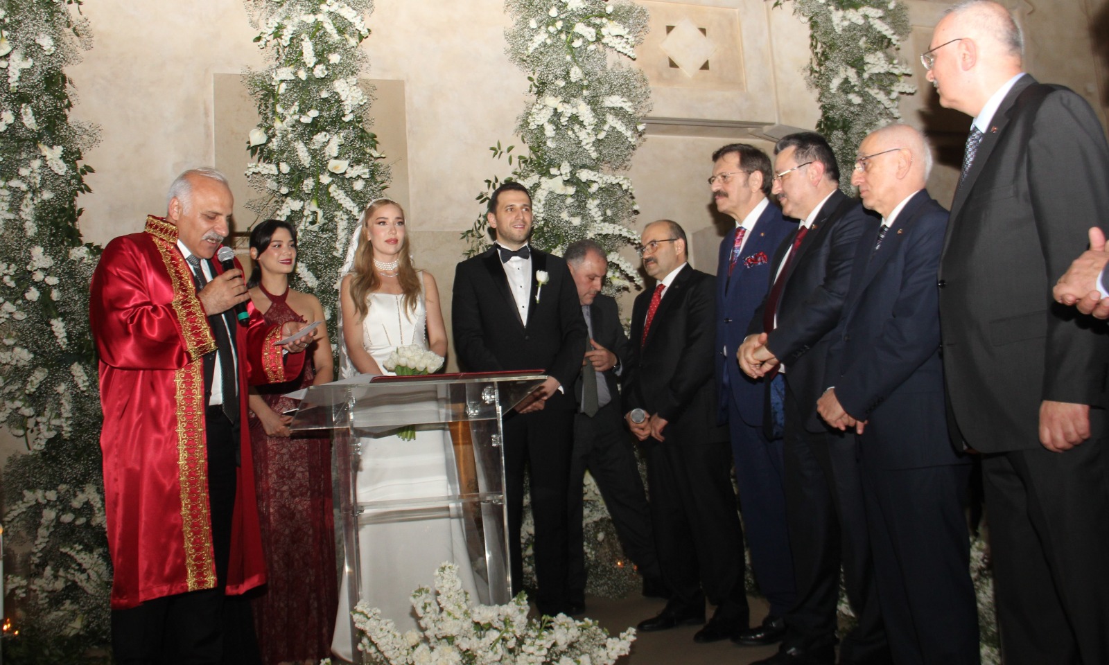 Trabzon’da İş dünyasını buluşturan düğün
