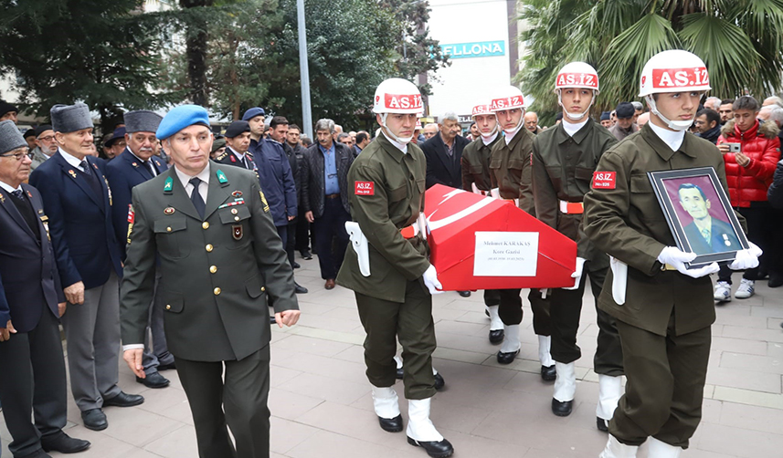 Trabzon'daki son Kore gazisi son yolculuğuna uğurlandı