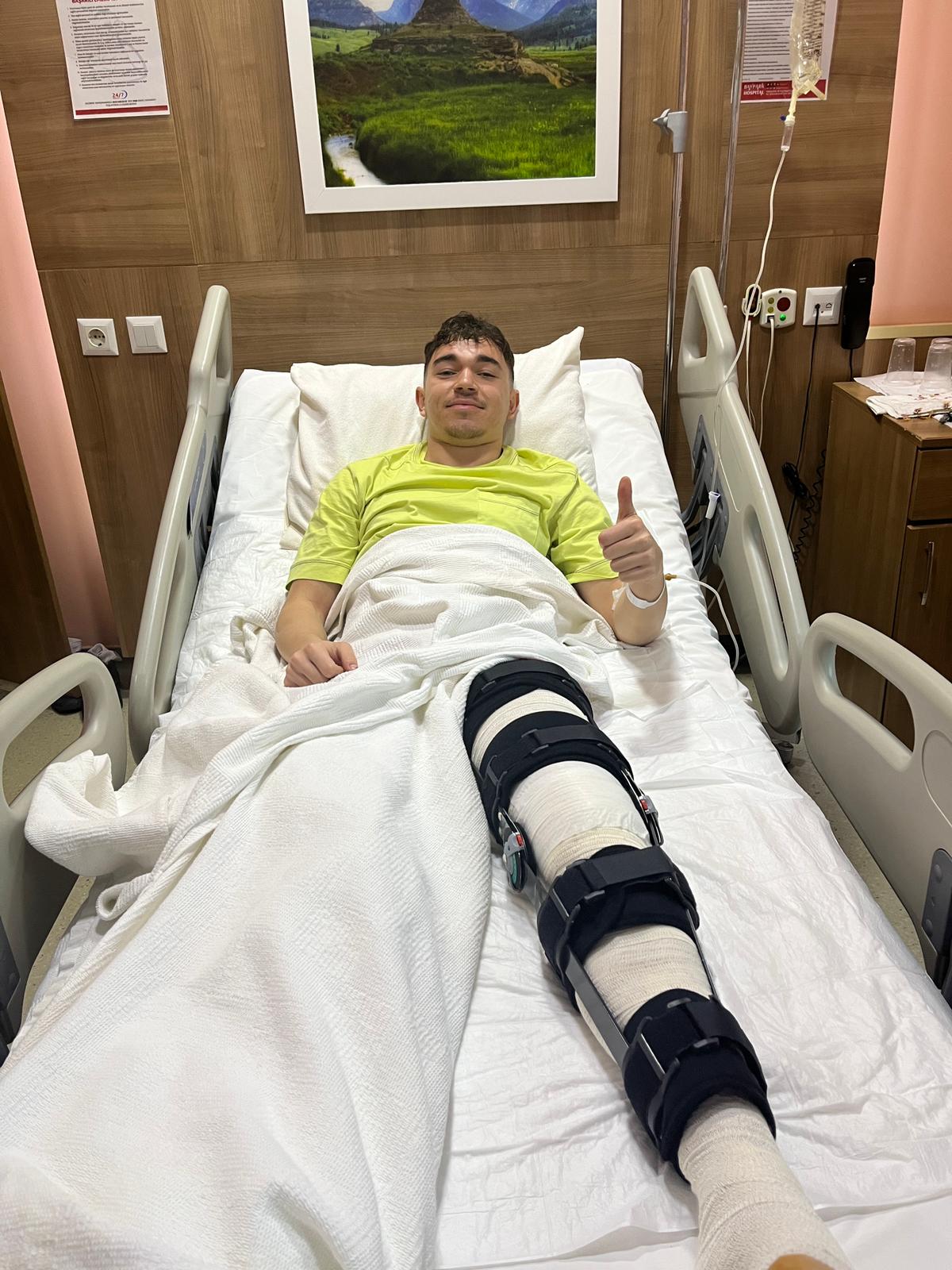 1461 Trabzon FK’da Selman Dibek ameliyat oldu