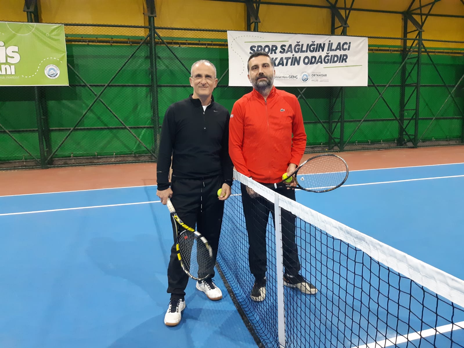 Trabzon'da Ramazan tenis turnuvalarında kıyasıya rekabet