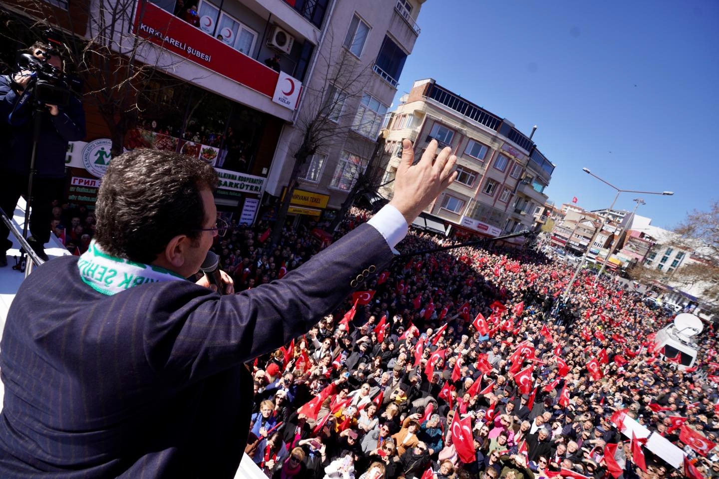 İmamoğlu, Kırklareli Cumhuriyet Meydanı’nda konuştu! 86 milyon iktidar olsun, her şey çok güzel olsun