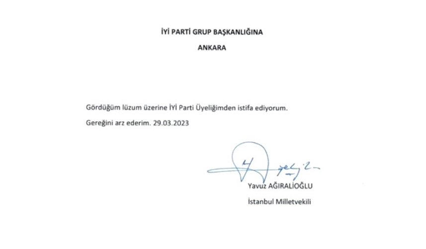İYİ Parti'nin Trabzonlu vekili istifa etti! 