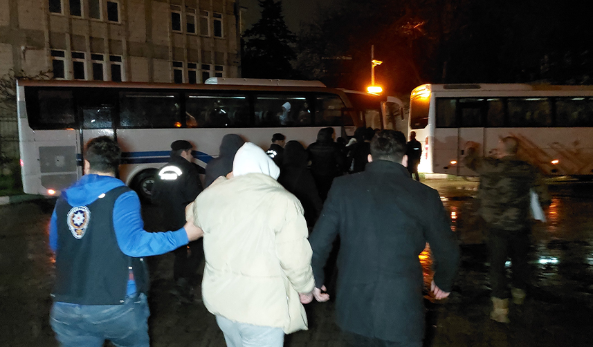 Samsun'da  yasa dışı bahis ve para aklama operasyonunda 21 kişi tutuklandı