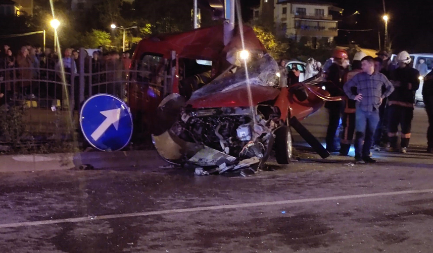 Trabzon'da feci kaza! 1 ölü, 1 yaralı