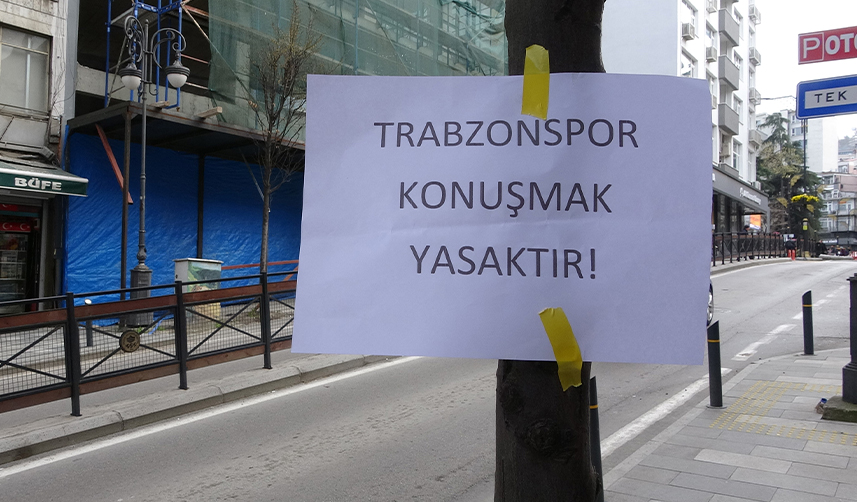 Trabzonspor taraftarından gülümseten tepki