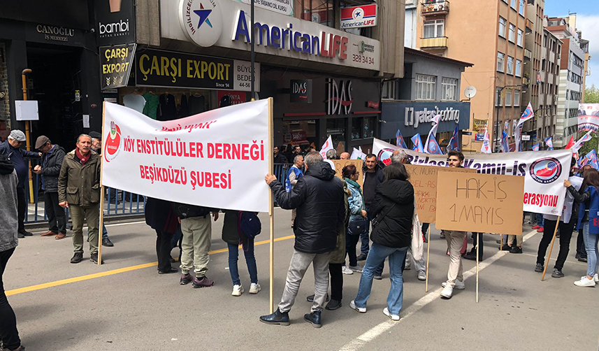 1 Mayıs Trabzon'da kutlanıyor /CANLI